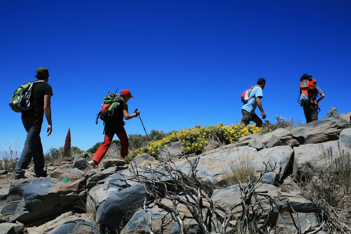 Wandern auf Teneriffa im Nationalpark Teide